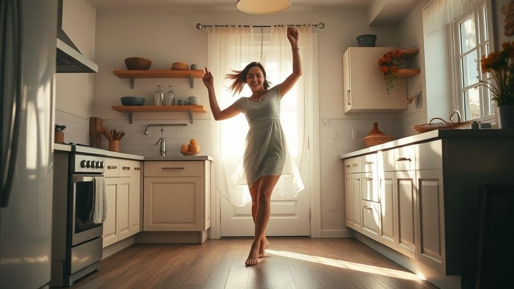 Woman reconnecting with joy and freedom during the breakup recovery journey.