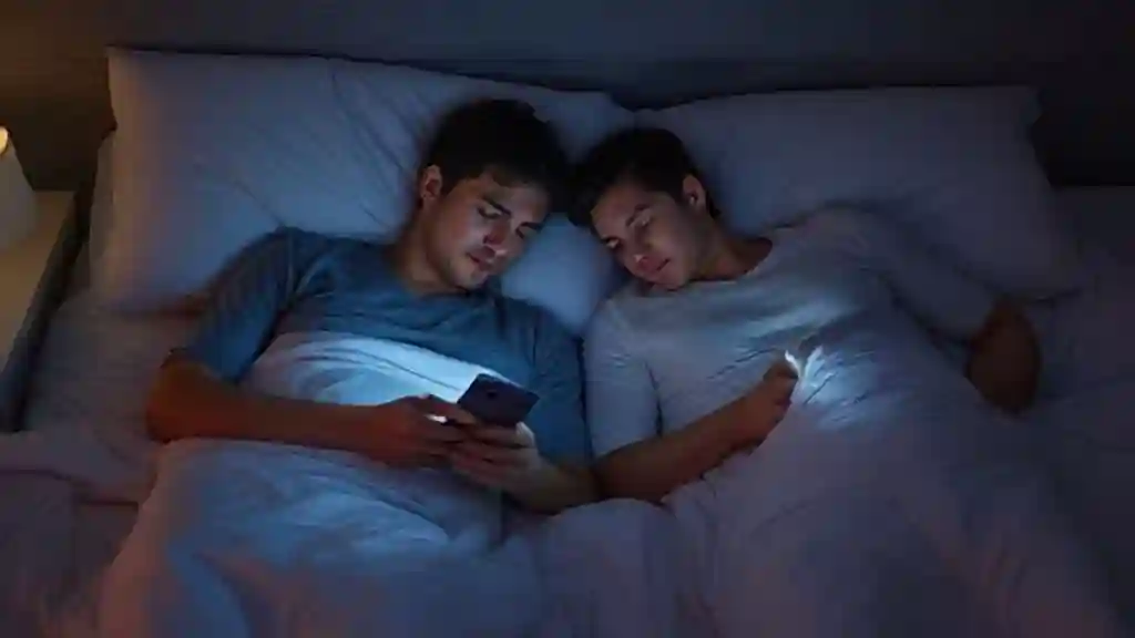 Person torn between past and present love after seeing a message from their ex