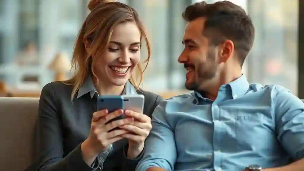 Woman showing disinterest by focusing on someone else.