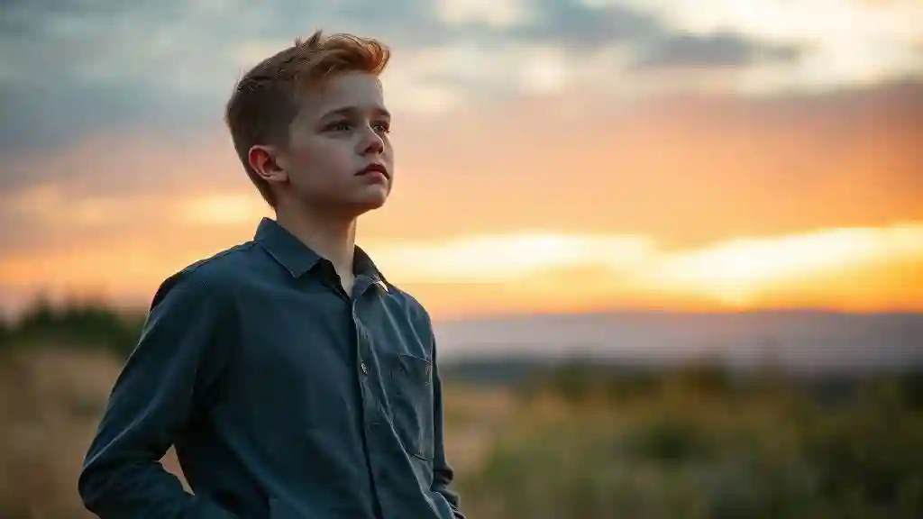Teenager finding hope and healing after a first breakup.