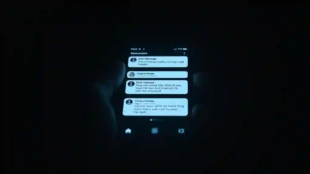 Phone lighting up with two ex messages symbolizing when two exes return at once