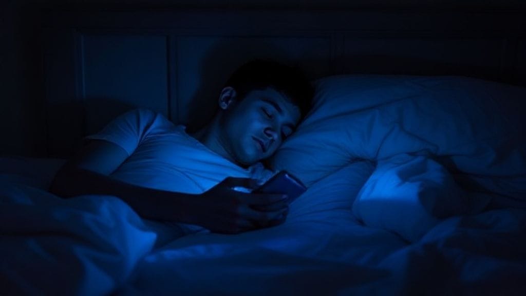 Hidden late-night texting symbolizing emotional infidelity