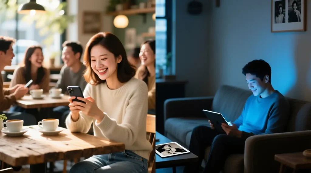 Social isolation tactic — girlfriend forming new secret social circles while excluding her partner.