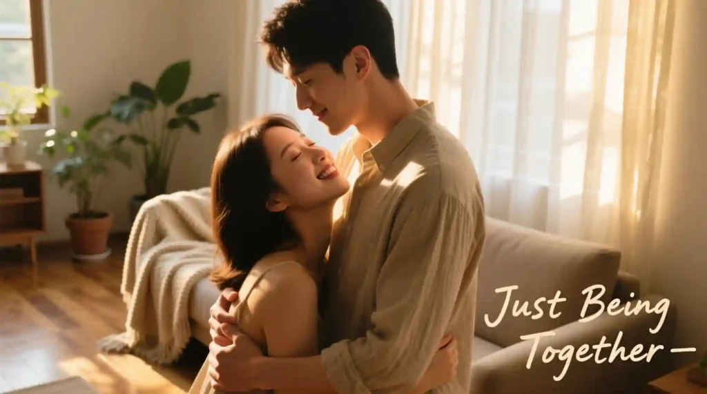 Couple walking together as equals, symbolizing partnership and mutual respect.