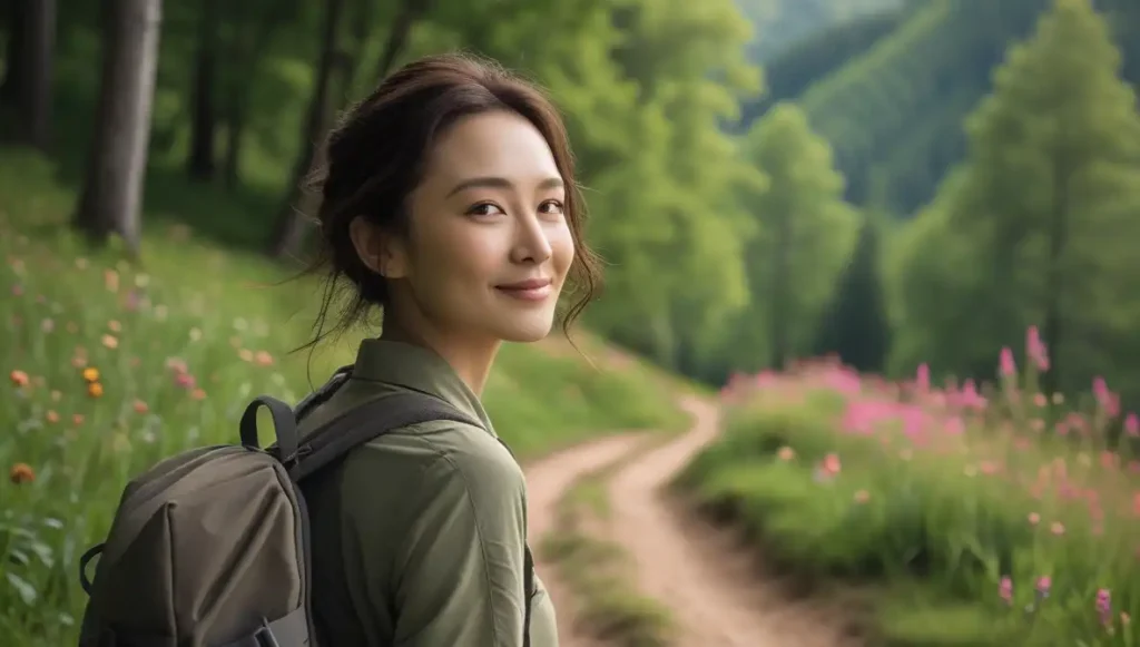 solo hiker rediscovering self after breakup