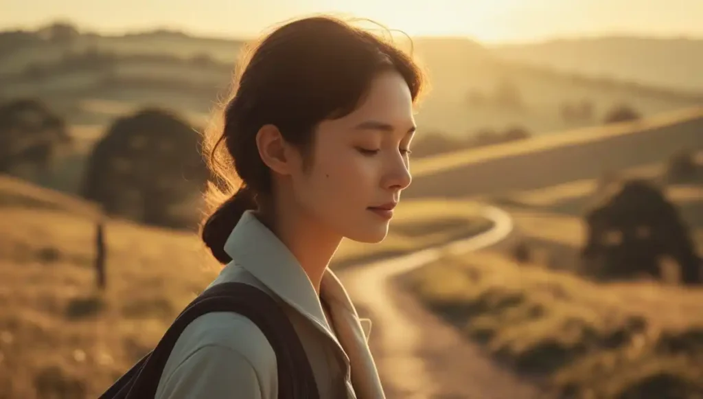 Person finding peace and clarity after recognizing cheating girlfriend signs.