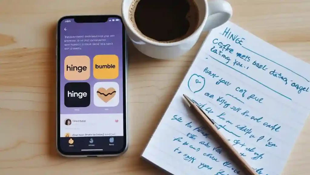 Top dating apps for 30 plus singles displayed on smartphone.