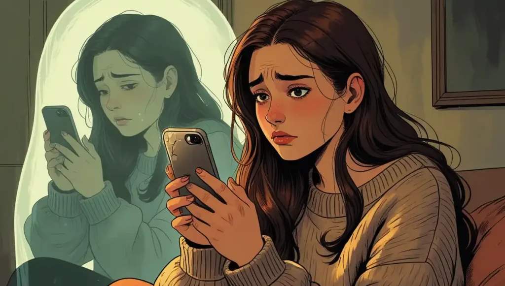 Person journaling to overcome self-sabotage patterns in dating.