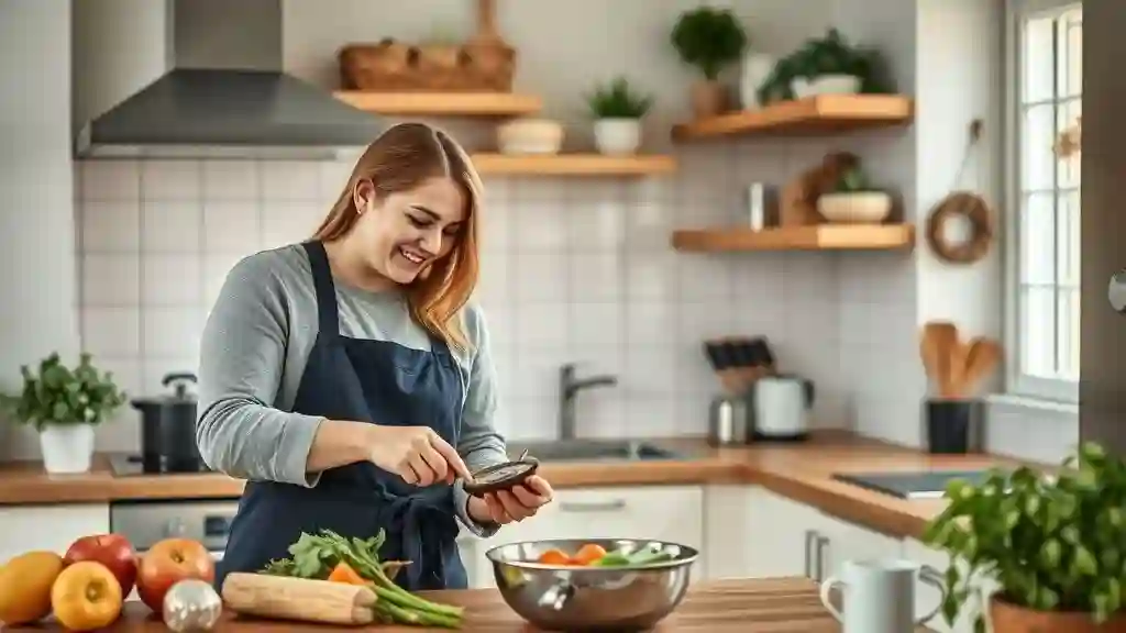 Couple cooking together, imagining a shared future