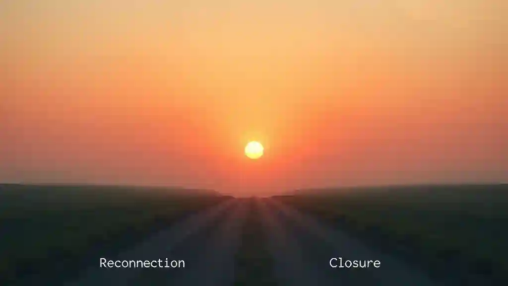 Example of a healthy, emotionally balanced text after a breakup.