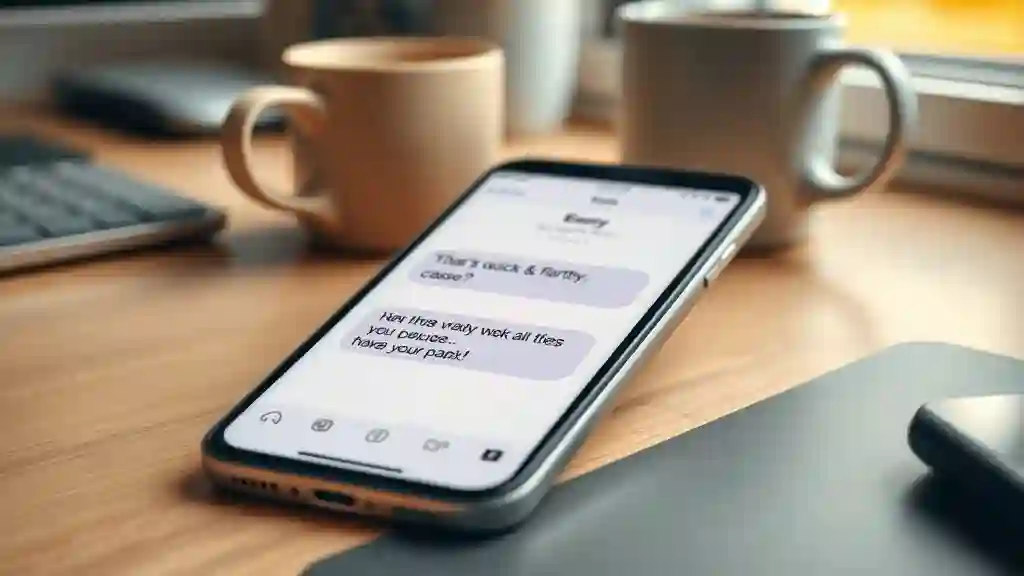 Text message chat showing mixed timing — symbolizing the psychology of push-pull attraction.