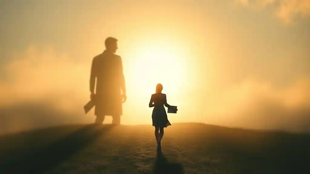 “Woman walking away from toxic love and choosing herself with courage.”