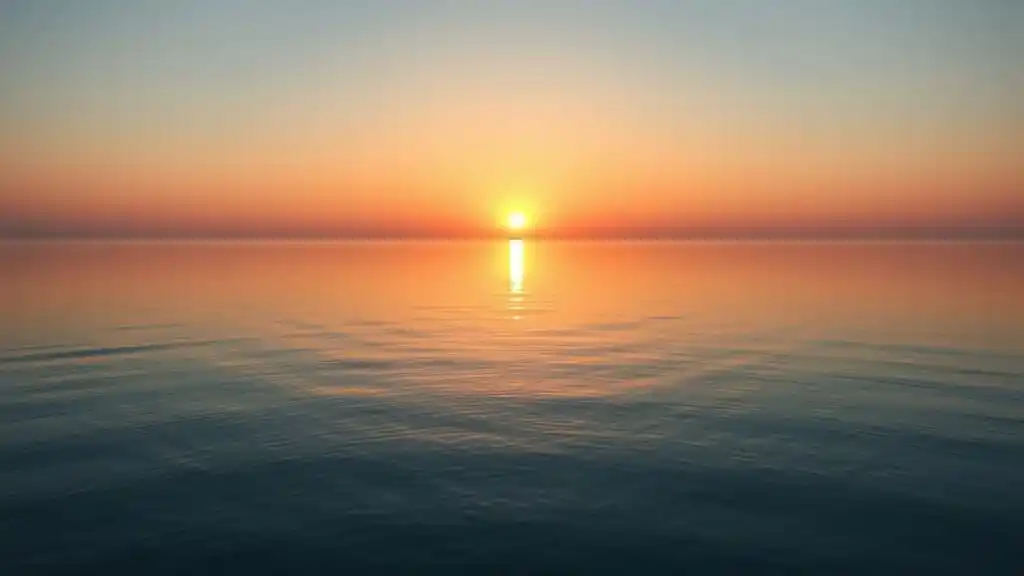 A sunrise symbolizing peace, clarity, and healing after realizing your true worth.