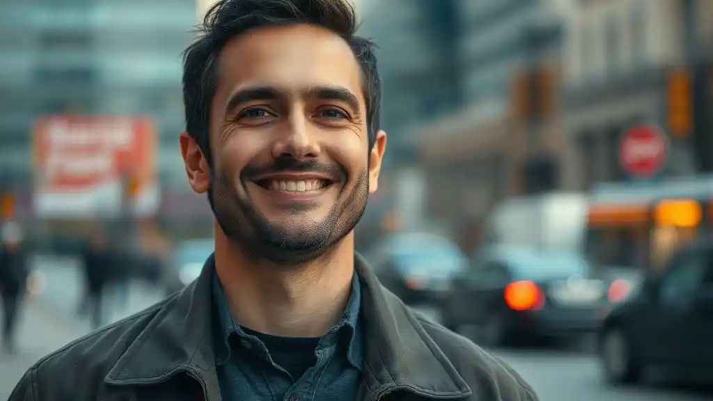 “Man staying kind but confident while setting healthy boundaries”