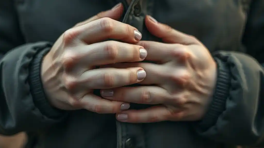 Visual comparison between genuine and fake cold behavior — reading body language in The Jacket Test.