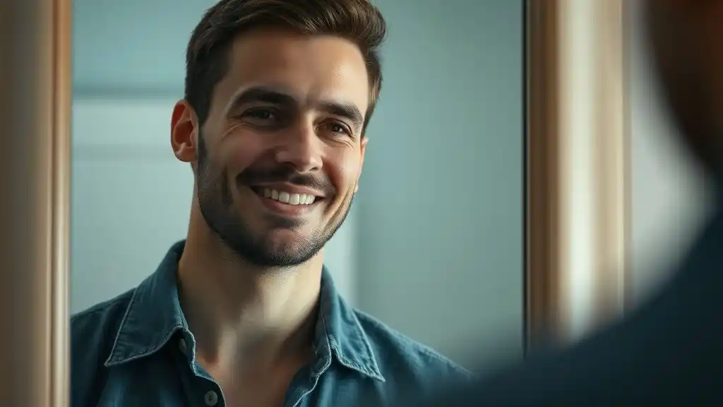 Confident man walking calmly — representing emotional control and passing the I’m Not Ready for a Relationship Test.