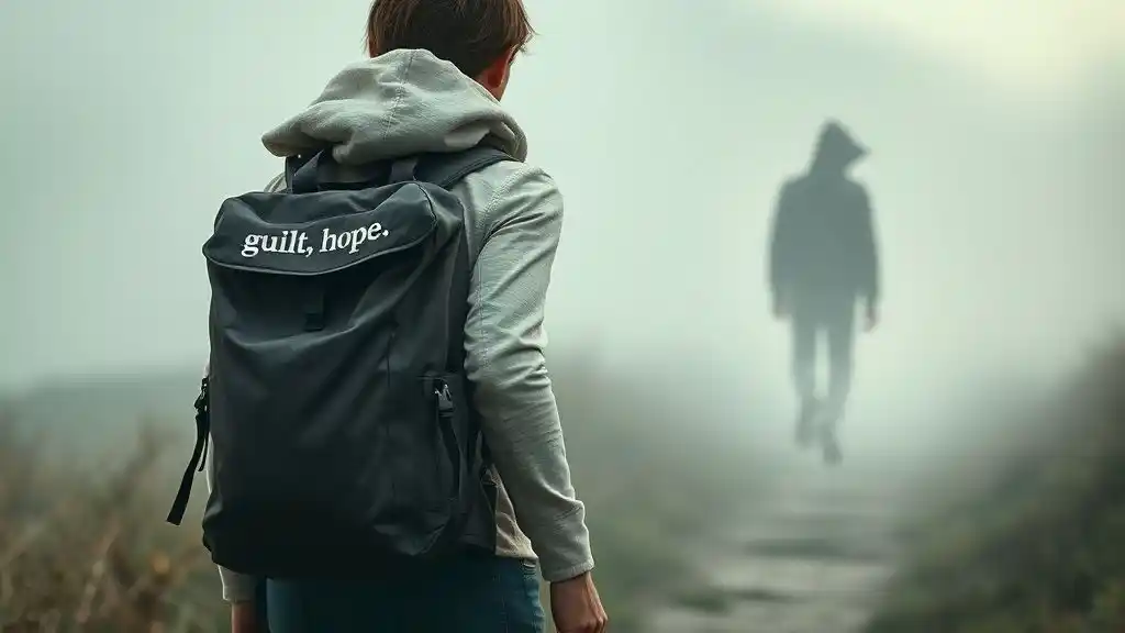 Person emotionally trapped by constant messages from an ex, symbolizing the comfort trap after a breakup.