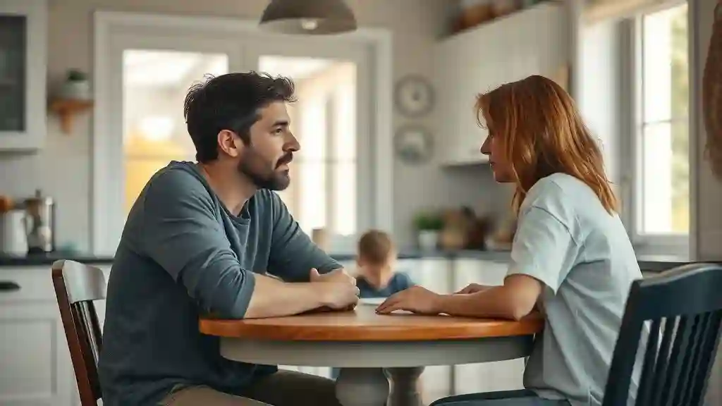 Couple having a vulnerable conversation to rebuild connection after loneliness.