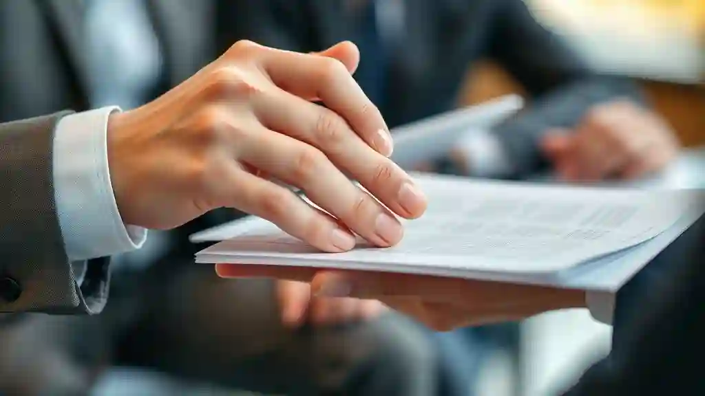 Subtle workplace touch showing romantic attraction.