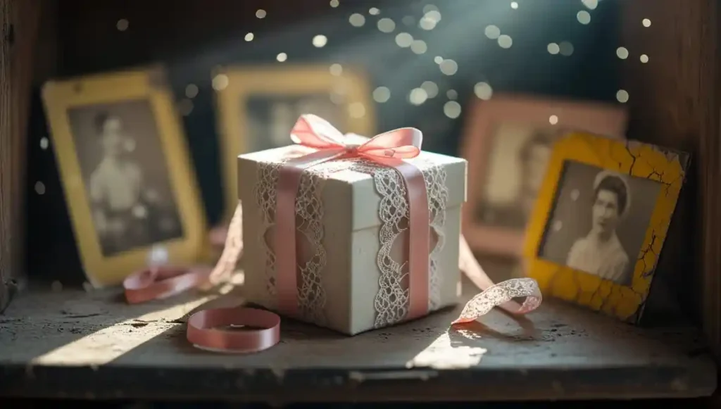 Old Valentine memories triggering emotional reflection after breakup.