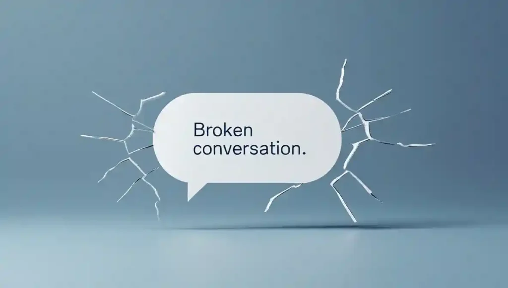 Unread messages representing emotional distance and silence.