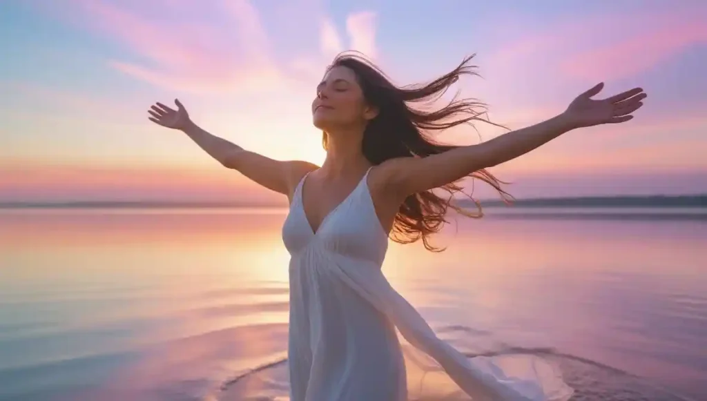 Peaceful sunrise representing emotional clarity and healing after learning to protect yourself from floodlighting in dating.