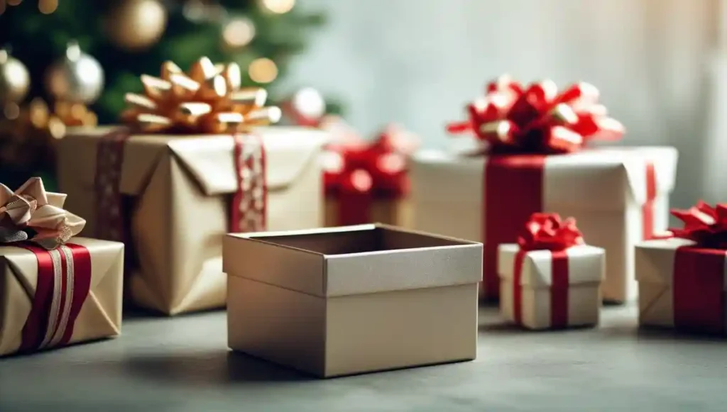 "Empty gift box symbolizing emotional neglect"