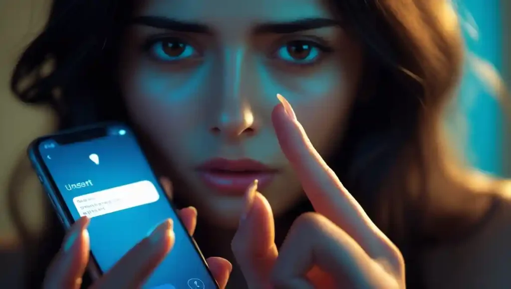 She pulls away when feelings get real due to intimacy anxiety.