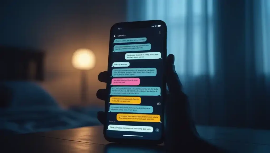 “Late-night emotional texting and emotional dumping in dating”