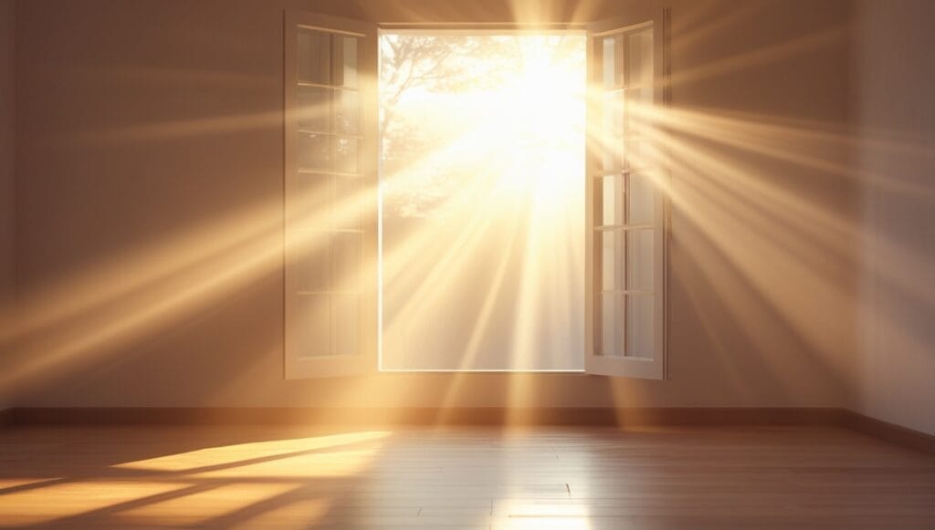 Symbol of emotional healing and clarity after heartbreak.